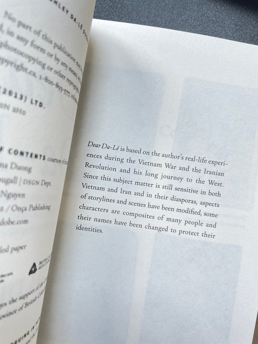 Dear Da-Lê: A Father's Memoir of the Vietnam War and the Iranian Revolution