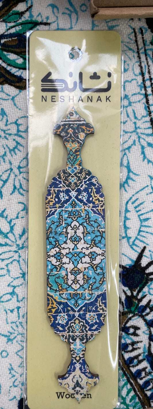 Persian Wooden Bookmark 1