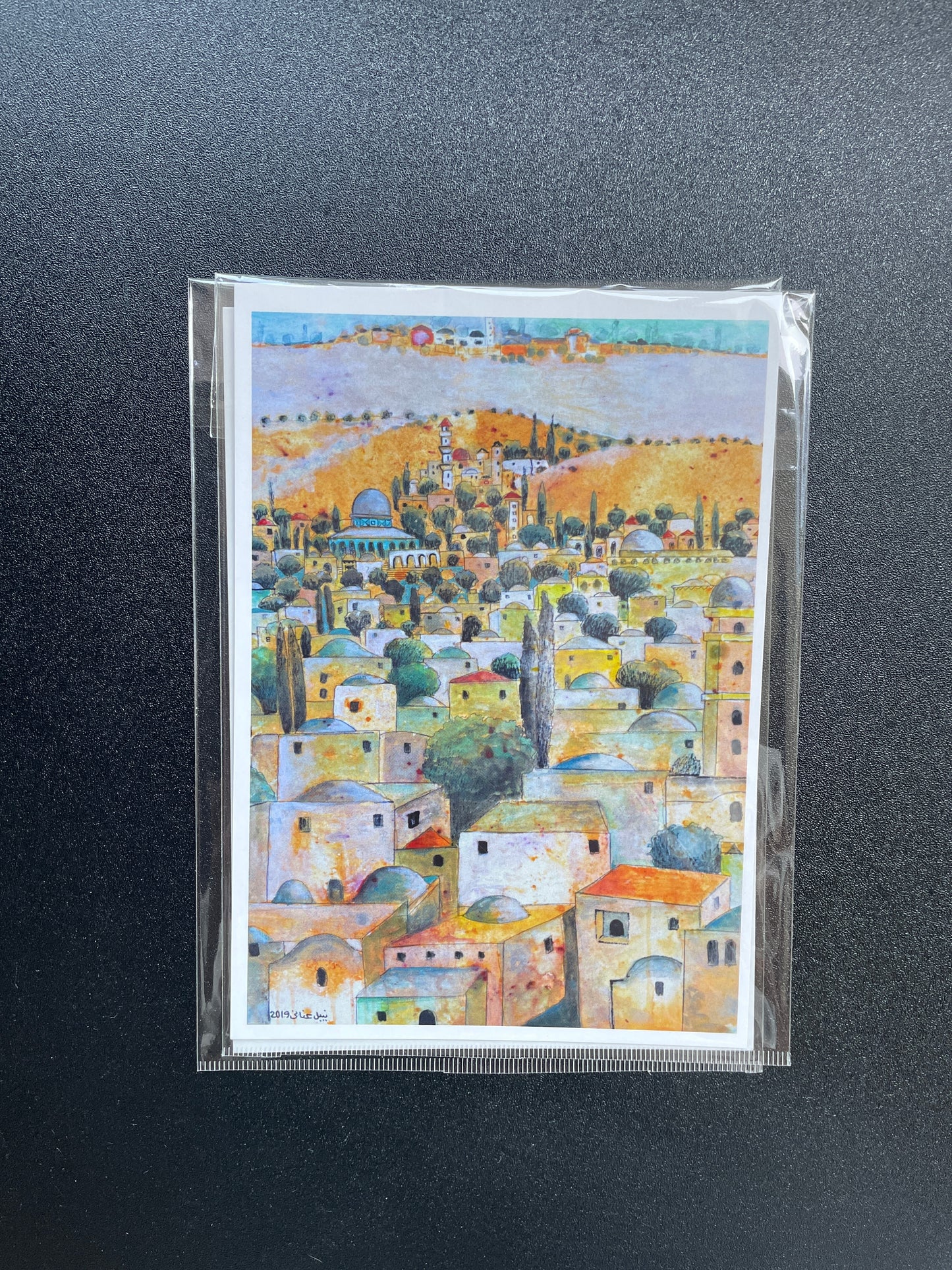 Postcards (A5 size) Old Houses of Jerusalem